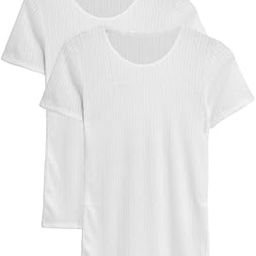 Womens Solid Viscose Round Neck Regular Fit Top (Pack of 2)-image-80