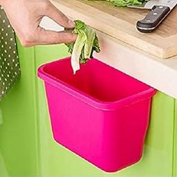 MOSHTU Plastic Fruit Storage Container/Organizer/Hanging Trash Bin/Garbage Holder Bin Can Rubbish Container (Multicolor)-28
