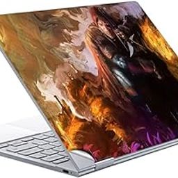 GADGETSWRAP Laptop Decal Vinyl Sticker Top Only Compatible with Pixelbook - One More and Less-11