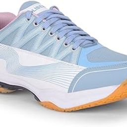 Liberty Freedom GRIPPER-01 Sports Lacing Non Marking Badmintion & Paddle/Pickle Ball Shoes for Men with Rubber Sole, Lightweight & Comfortable | Suitable for Table Tennis, Squash and All Indoor Court-5