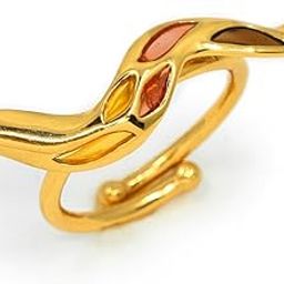 by Caratlane Forged by Challenges Ring in Gold Plated 925 Silver for women-image-31