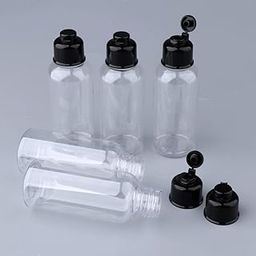 UJEAVETTE® 5x Empty Travel Portable Lotion/Shampoo Bottle Refillable Containers 100 ml-image-86