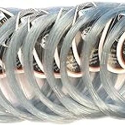 Coral Gold Dia.-0.45mm Length-50meter Each Bunch of Pack, Breaking Strength-28.9kg Monofilament Fishing line (Coral Gold-0.45mm–Gray (Pack of 10))-picture-26