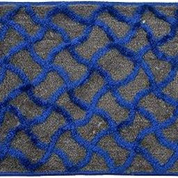 Kuber Industries Soft, Lightweigth, Washable, Non Slip Doormat Entrance Rug Dirt Trapper Mat Shoes Scraper for Entry, Patio, Porch (Blue)-image-18