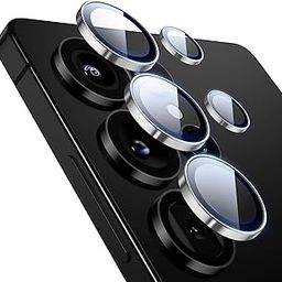 ESR for Samsung Galaxy S25 Ultra Camera Lens Protector, Individual Lens Protectors, Scratch-Resistant Tempered Glass with Aluminum Edging, Samsung Galaxy S25 Ultra Case Friendly, 1 Set, Sliver-image-91