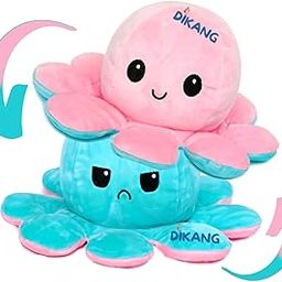 DIKANG Face Changing Octopus Plushie Soft Toys for Kids Girls | Teddy Bear Soft Octopus Toy Cute Plushies Baby Toys for Boys and Girls | Octopus Kids Toys for Kids | Moody Octopus Toy - 12CM-10