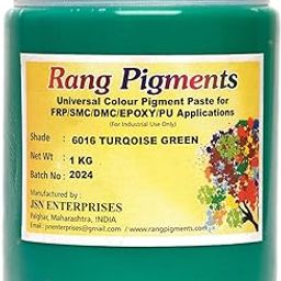 Rang Pigments I Pigment Paste For Epoxy Applications I Ideal For Epoxy Art l Shade RAL 6016 TURQOISE GREEN 1 KG-image-86