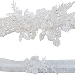 2Pcs Wedding Garter Dress Leg Ring Dance Performance Thigh Lace Garter-image-17