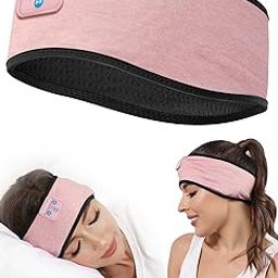 Sleep-Headphones-Wireless-Bluetooth-Headband - Comfy Sleeping Eye Mask Headphones Headset, Sport Headband Earbuds Electronics Tech Gadgets Christmas Birthday Gifts for Women Men Running-picture-5