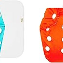 Dumbledo Lite Cloth Diaper with Cotton Insert (Pack of 2) | Hypoallergenic | Reusable & Washable | Travel Friendly | Everyday Diapering Essential | 3 Months – 2 Years | Unisex Baby-4