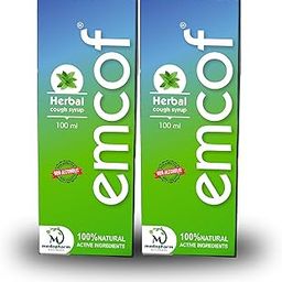 Emcof Herbal Cough Syrup | Clinically Tested Formula Fast-acting Relief For Dry & Wet Cough | Formulated With Natural Ingredients Like Tulsi, Ginger, And Honey | Non-drowsy, Alcohol-free - 200ml Pack-image-16