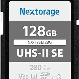 Nextorage 128GB UHS-II V60 SDXC Memory Card Max Read Speed 280MB/s Max Write Speed 100MB/s (F2SE Series)-picture-21