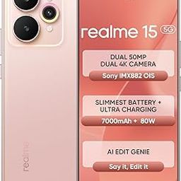 realme 15 5G Smartphone 8+128GB Pink,144Hz HyperGlow 4D Curve Display,7000mAh Battery,80W SuperVOOC,Dual 50MP 4K Cameras,Dimensity 7300+ Chipset,IP69-image-72