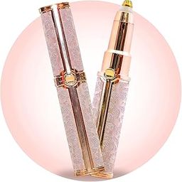 AMENDAS 2 in 1 Rechargeable Facial Hair Remover with Replaceable Heads Face Trimmer For Women Facial Hair Painless Personal Hair Removal Eyebrow Razor with Indicator Lights-30