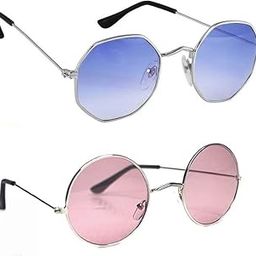 Round Sunglasses for men and women combo pack of 2-picture-29