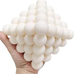 FirstTry Candle Mold I 3D Round Pyramid Fondant Boho Style Silicone Wax Mould I Bubble Cube I Succulent Molds | Handmade Candles Making | for Mousse Dessert Soap Cake DIY Decorating Art Crafts-picture-5