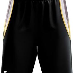 TRIUMPH Mens Basketball Shorts Loose Fit Workout Gym Shorts with Pockets Black-picture-36