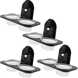 BNF® 4 pcs Dual Reptile Feeding Bowl Screw Food & Water Dish for Gecko, Lizard|Pet Supplies | Reptile Supplies|4 Piece Small Reptile Feeding Bowl-image-43