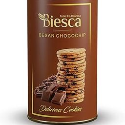 Biesca Besan Chocochip Cookies with Milk and Butter 170g, Premium Handmade Biscuit, No Maida, No Preservatives, Eggless-image-46