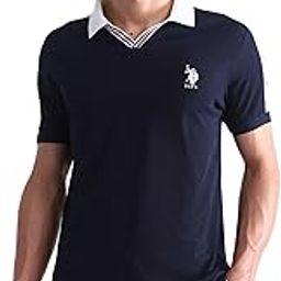 u.s. polo assn. Sports Men's Solid Slim Fit Polo Shirt-picture-17