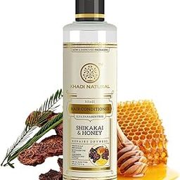 Khadi Natural Shikakai & Honey Herbal Conditioner for Nourishing Dry, Damaged & Dull Hair | SLS & Paraben Free | Suitable for All Hair Types | 210Ml, 1 Count-image-25