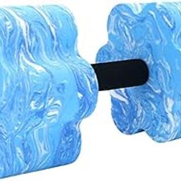 Aquatic Exercise Dumbbell Professional EVA Foam Water Dumbbell for Men Women Blue and White| Sports Equipment | Outdoor Sports Gear | Exercise Gear-image-90