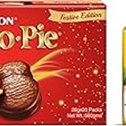 Orion Choco Pie Premium Chocolate Gift pack (20 pies)| & ORION Mango Choco Pie (12pies)|centre-filled chocolate biscuit-image-4