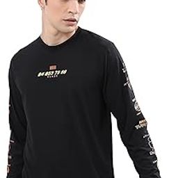 Men Polyester Relaxed Fit Printed Full Sleeve T-Shirt-image-36