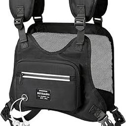Chest Bag for Men Women, Stylish Tactical Vest Chest Bag Men, Adjustable Rig Bag Chest Pocket for Hiking, Camping, Night Running, Exercise-image-9
