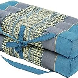Zafuko Large Foldable Meditation and Yoga Cushion - Turquoise-image-60