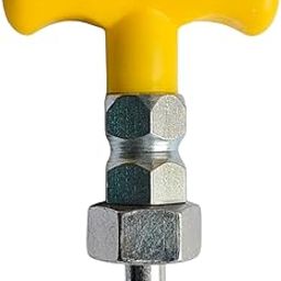 1pc T-Catcher Pin 10mm Weight Lock with Yellow Handle for Multi-Gym and Cable Machine-image-54