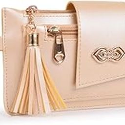 Women's Hand Clutch Wallet, Synthetic Leather, 2 Pockets, Card Slots, Premium Purse-image-33