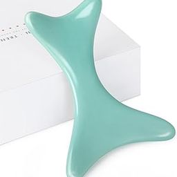 Gua Sha Massage Tool - Large Ceramic Guasha Scraping Tool for Full Body Massage, Effective for Lymphatic Drainage, Cellulite Reduction, Body Contouring, Face Lift, Suitable for Back, Neck, Face, Leg-image-45