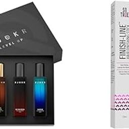 Djokr Perfume Gift Set for Men Pack of 4x20 ML and Sotrue Finish Line Hair Finishing Stick For Women 12ml-image-10