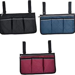 Enakshi® 3Pcs Wheelchair Side Pouch Storage Bag Chair Armrest Pocket Holder Pouch|Health & Beauty | Medical, Mobility & Disability | Mobility/Walking Equipment | Parts & Accessories | Accessories-image-55