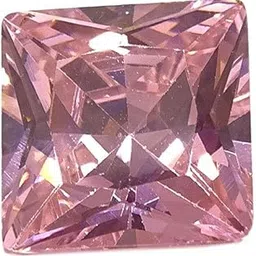 sahiba gems 7.85 Carat / 8.75 Ratti / 1 Pc Pink Zircon/Cubic Zircon Princess Cut Loose ~ 10 MM ~ 1 Pc Cubic Zirconia for Jewelry Making Locket/Rings/Pendant-picture-38