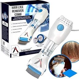 Head lice comb-dandruff comb Lice comb egg Capture 2 Filter Trap Head Lice Electrical Comb Eggs Remover Vacuums Machine allergy and Chemical Free Head Lice Treatmen for Pets, Men, Women-1