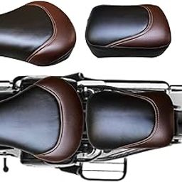 IGNITEX Waterproof Cushion Seat Cover for Royal Enfield | Classic 350 | Classic 500 | Desert Storm | Black | Brown-image-32