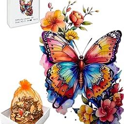 MONKEYTAIL Wooden Jigsaw Puzzle for Adults & Kids | Whimsy Cut Artistic Image Puzzle | Brain Teaser DIY Gift | Relaxing Activity & Home Decor (FBUT, Size: Medium)-image-87