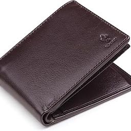 KM Stylish Men (RFID) Hacking Protected Genuine NDM Leather Wallet with 8 Card Slots with Hiding compartments (Brown)-image-80