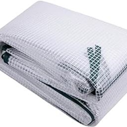 Greenhouse Replacement Cover Stable Temperature Control Protection PVC Cover White Mesh Cover-image-41