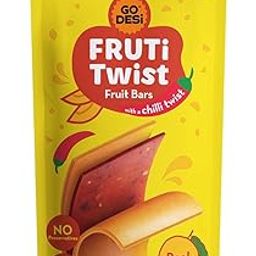 GO DESi Real Aam Fruti Twist Fruit Bars - Pack of 10 pieces, Aam Papad, Mango Fruit Jelly-image-80