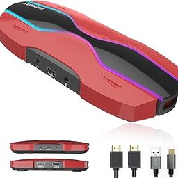kuhaimi Capture Card, 4K HDMI Video Capture Card for Streaming, USB3.0 Low Latency, Full HD 4K 60/1080P 240FPS for Streaming/Gaming Recording, Works with Mac/PS5/PS4/Xbox/OBS/Nintendo Switch-14