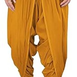 Men's Solid 100% Cotton Dhoti Pants - D100A-image-74