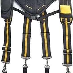 Tool Belt Suspender Heavy Duty Padded Tool Belt for Hiking Repairmen | Suspenders Braces | Mens Accessories-image-64