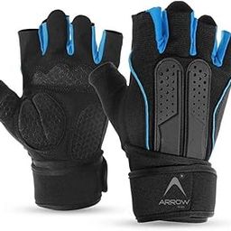 Arrowmax Python Ultralight Workout Gloves for Women Men,Padded Weight Lifting Gloves with Wrist Support, Anti-Slip Training Gloves Power Lifting, Gym, Crossfit, Pull ups, Cycling, Bike Riding (Blue)-image-83
