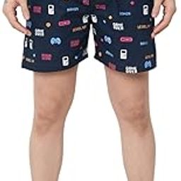 Men's Cotton Blend Modern Relaxed Boxer Shorts-43