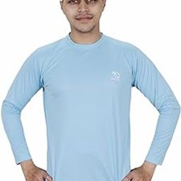 Swimming T-Shirt Long Sleevs for Men | Quick-Dry UPF 50 Swim Tshirt-image-11