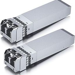10GBase-SR SFP+ Transceiver, 10G 850nm MMF, up to 300 Meters, Compatible with Cisco SFP-10G-SR, Meraki MA-SFP-10GB-SR, Ubiquiti UF-MM-10G, Mikrotik, Netgear and More, Pack of 2-31