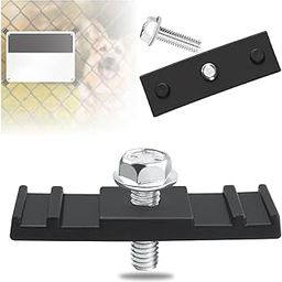 (36-Pack) Chain Link Fence Sign Bracket/Fence Sign Brackets/Chain Link Fence Signs Mounts Fastener Clips/Chain Link Sign Fence Mount with Stainless Steel Bolts for Yard, Business, and Events-image-10